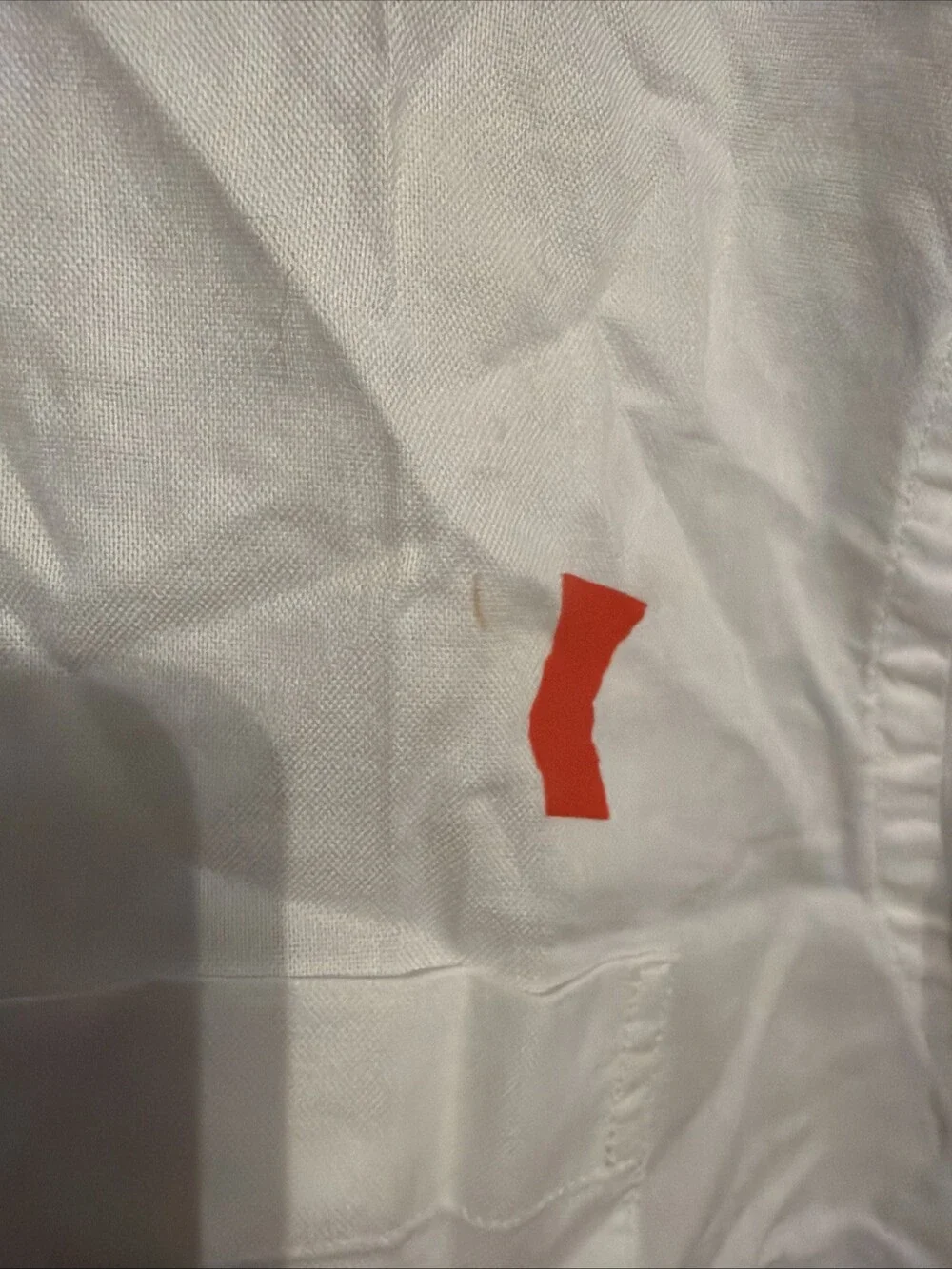 Buck Mason Men’s XL White California Oxford One Pocket Shirt